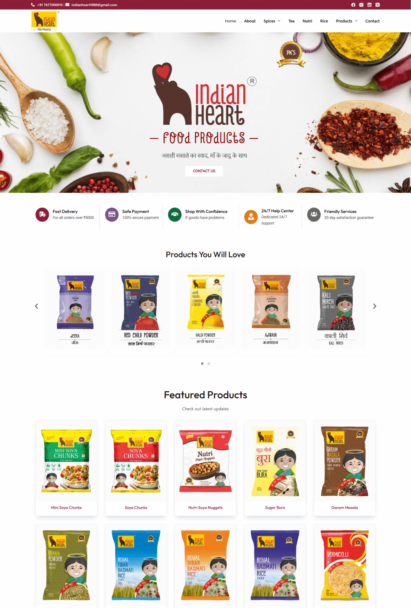 Indian Heart Products